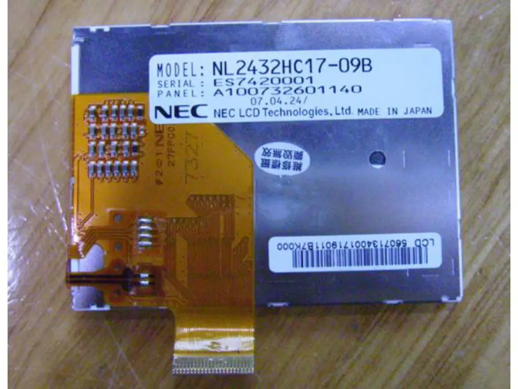 NL2432HC17-09B  NEC 2.7 Inch 240(RGB)×320 tft lcd module