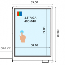 COM37H3M99UTC   Ortustech   3.7   LCD