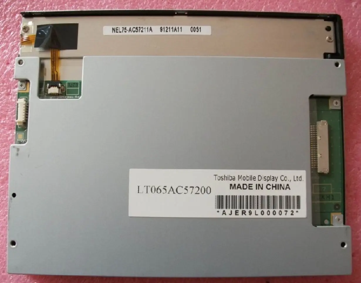 LT065AC57200 Toshiba 6.5" LTPS TFT-LCD  LCM 640(RGB)×480  VGA  122PPI