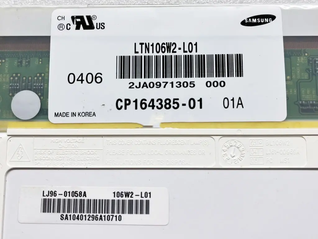 LTN106W2-L01 Samsung