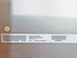 LCD display     B140UAK02.0      14.0 inch    1920*1200       Laptop screen