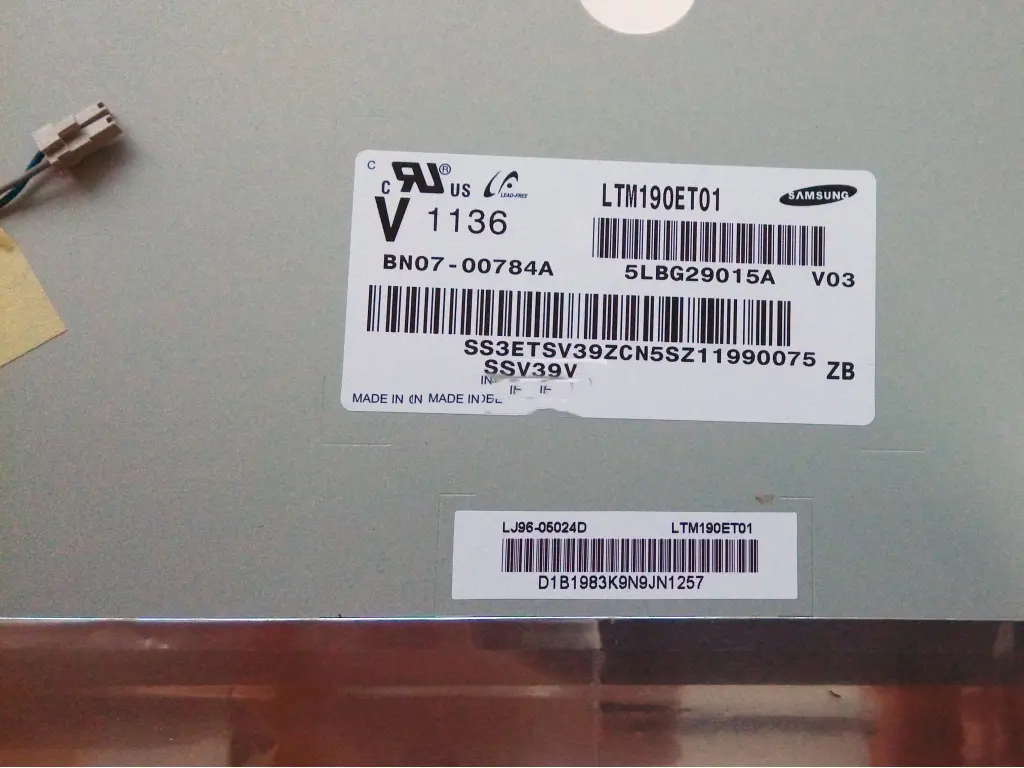 LTM190ET01 Samsung 19 inch lcd display screens