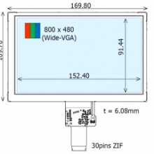 COM70H7M40ULC   Ortustech   7  LCD