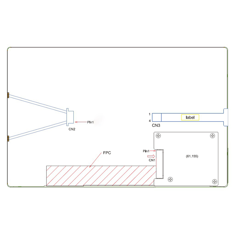 TX20D33VM2BPA KOE 8 Zoll 800 (RGB) × 480 LCD-ANZEIGE