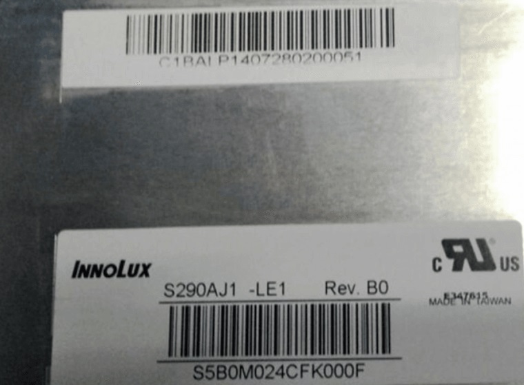 s290aj1-le1  Innolux  28.6  inch tft screen