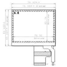 COM35H3P05XTC  Ortustech  3.5   LCD