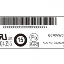AUO G070VW01 V012  7 inch  LCD display